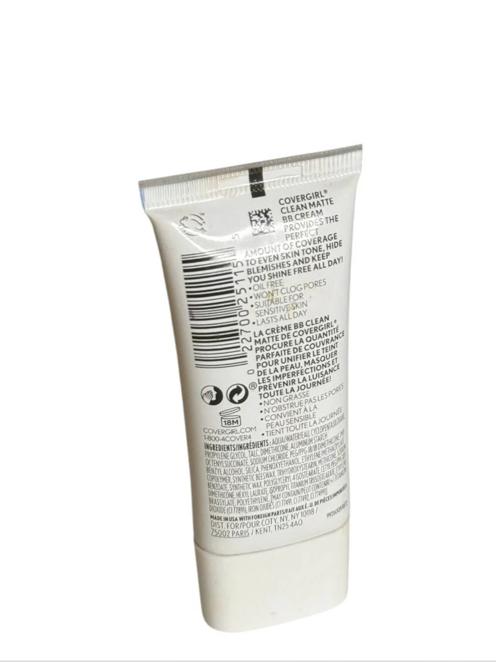 COVERGIRL Clean Matte BB Cream - 550 Medium/Deep - 30 mL